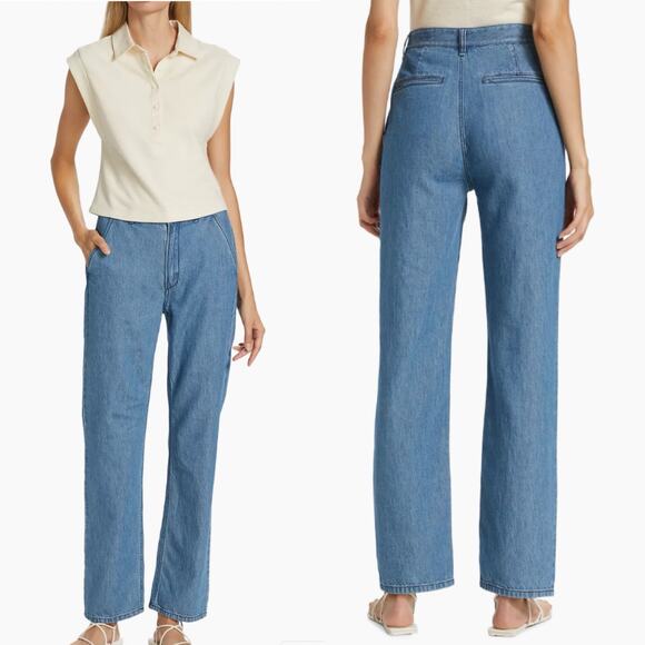 Rag & Bone Alex Tailored straight-leg denim pants - Picture 1 of 9